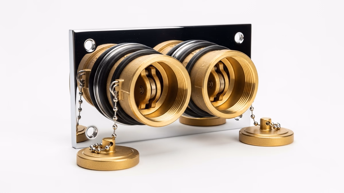 Siamesa Model 4A Clappered Elkhart 2.5 pulgadas | México — vista 5