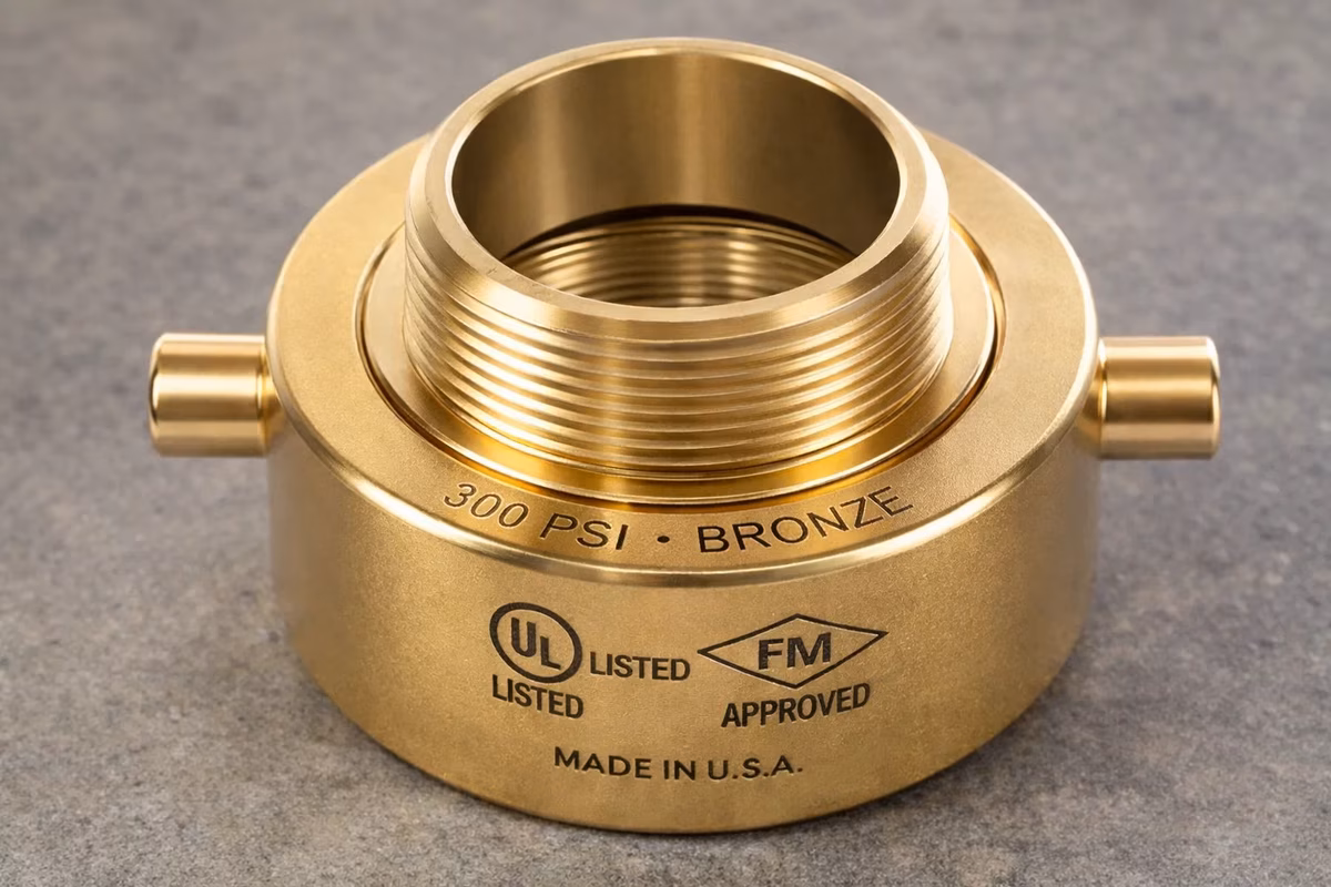 Adaptador Swivel S-327 Bronce 2.5" | Elkhart Brass México — vista 2