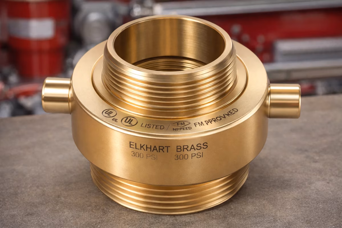 Adaptador Swivel S-327 Bronce 2.5" | Elkhart Brass México — vista 3