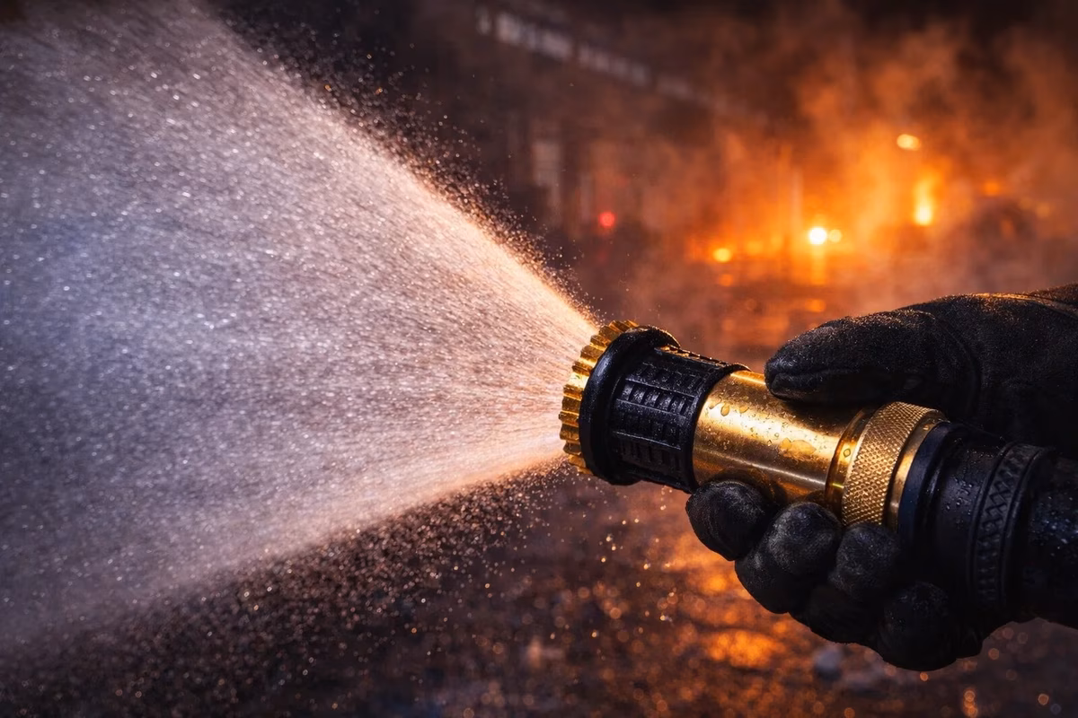 Chiflón tres pasos 1.5 pulgadas 75-125 GPM | NFPA 1964 | México — vista 2