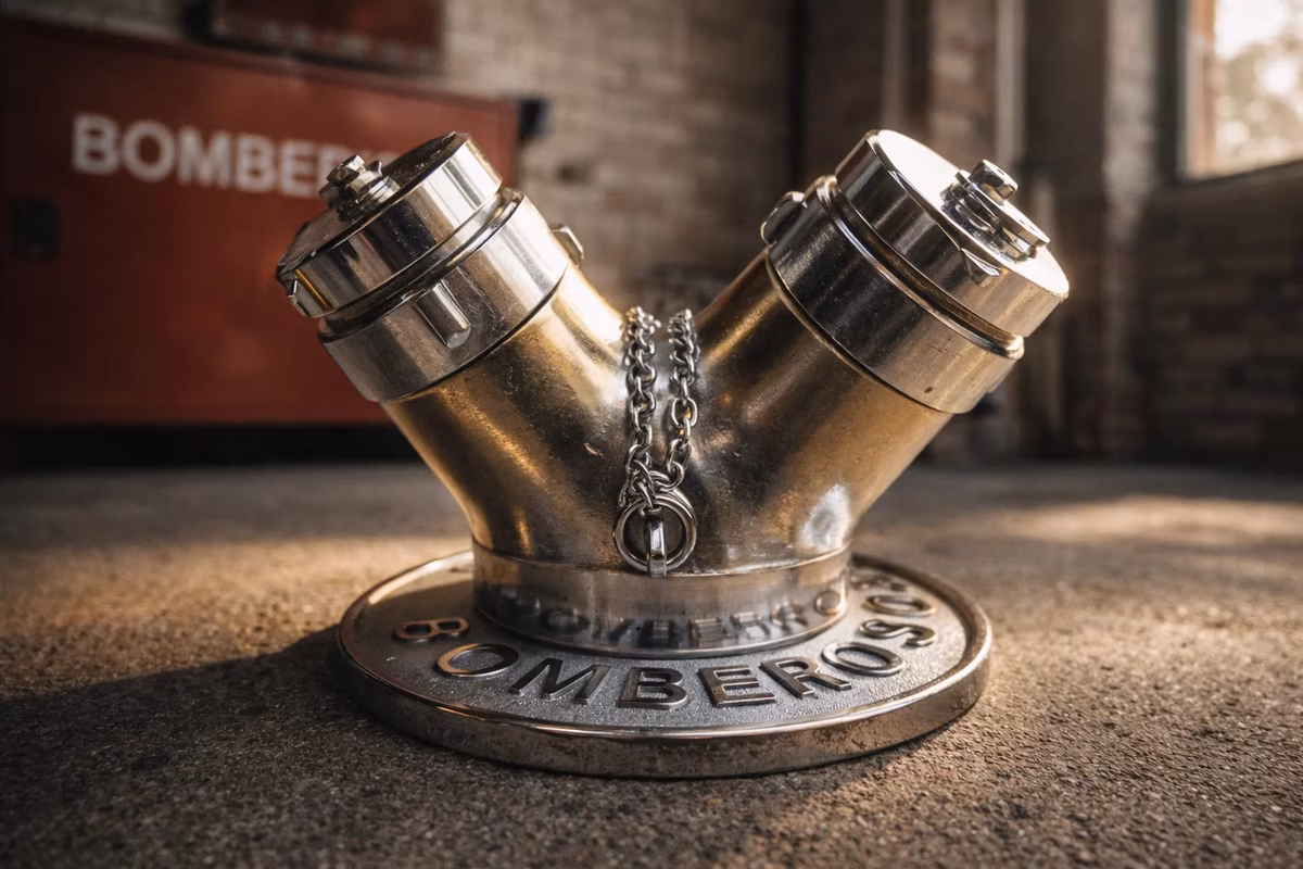 Siamesa Clappered Elkhart Brass 2.5 pulgadas | México — vista 3