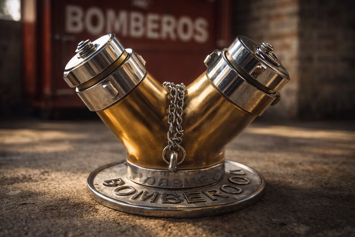 Siamesa Clappered Elkhart Brass 2.5 pulgadas | México — vista 4