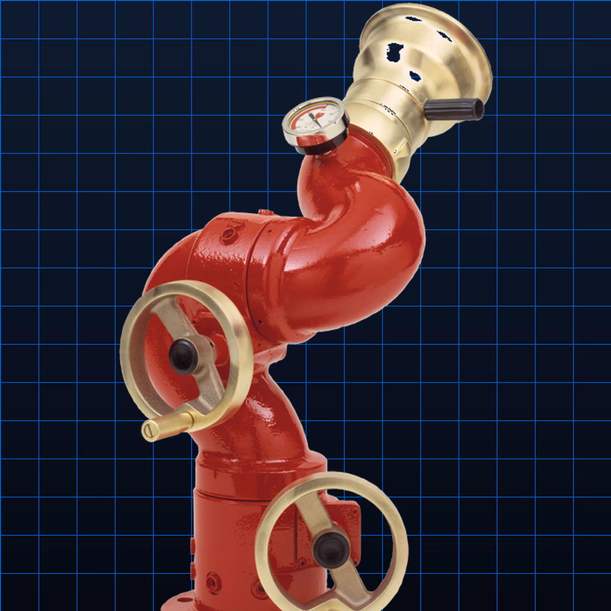 Monitor Spitfire™ Industrial Elkhart Brass | Distribuidor México — vista 3
