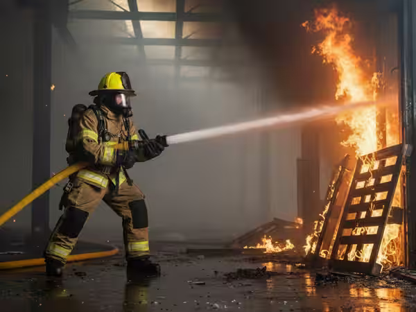 Manguera Blindex 2.5" × 30m 4 Capas Hypalon NFPA 1961 | México — vista 4