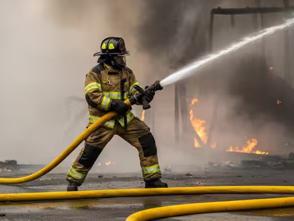 Manguera Blindex 2.5" × 30m 4 Capas Hypalon NFPA 1961 | México — vista 3